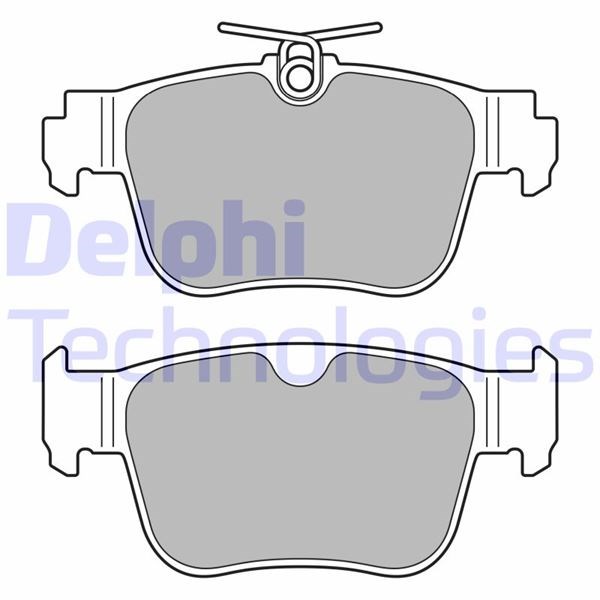 Audi Cupra Seat Skoda VW Arka Fren Balatası DELPHI