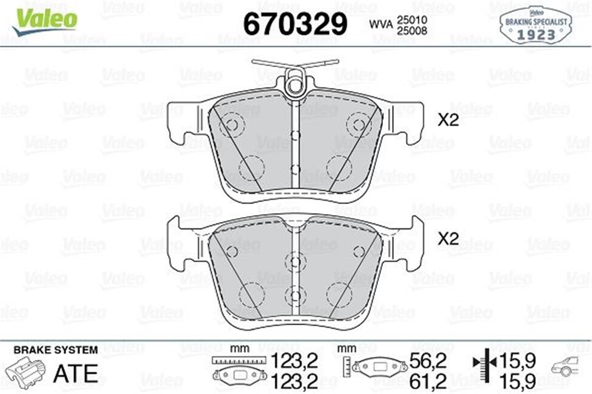 Volkswagen Golf 7 Touran T-Roc Audi A3 Arka Balata 8V0698451-5Q0698451c-3Q0698451