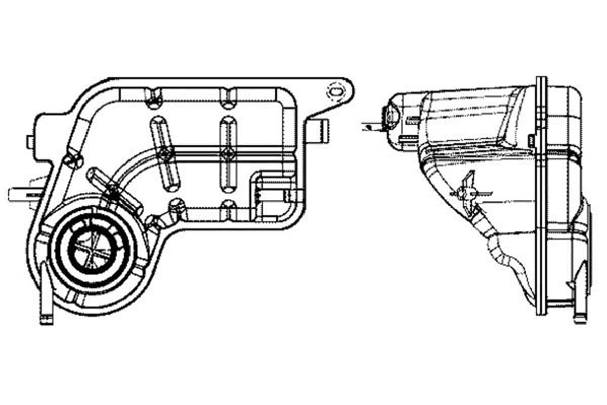Audi A6 Yedek Su Deposu Behr 05-11 4F0121403q