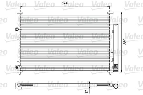 Toyota Auris Klima Radyatörü Kondenser VALEO
