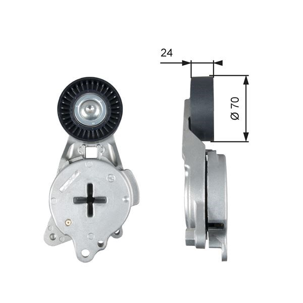Toyota Auris Corolla Yaris Alternatör Gergi Rulmanı GATES