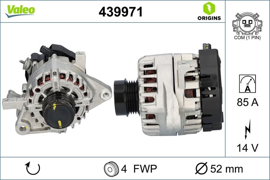 Toyota Auris Yaris Alternatör VALEO