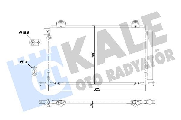 Toyota Avensis Klima Kondenseri KALE-RADYATOR