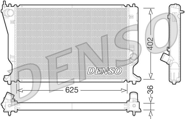Toyota Avensis Motor Su Radyatörü DENSO