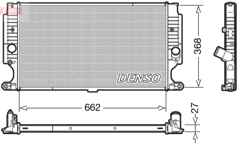 Toyota Avensis Motor Su Radyatörü DENSO