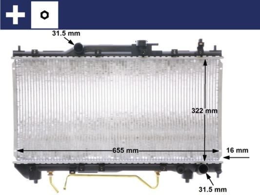 Toyota Avensis Motor Su Radyatörü MAHLE