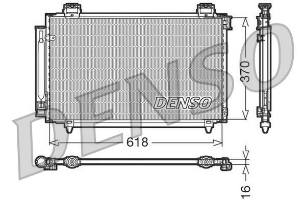 Toyota Avensis Klima Radyatörü DENSO