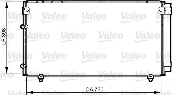 Toyota Avensis Verso Kondenser VALEO