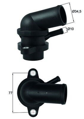 Chevrolet Aveo Kalos Lacetti Nubira Plastik Termostat MAHLE