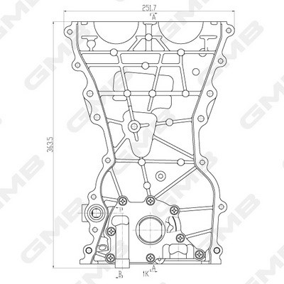 Chevrolet Aveo Spark Motor Yağ Pompası GMB