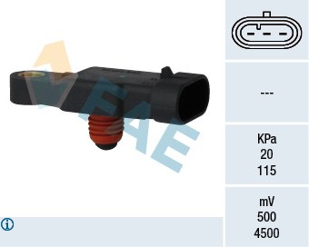 Chevrolet Aveo Emme Manifold Basınç Sensörü FAE