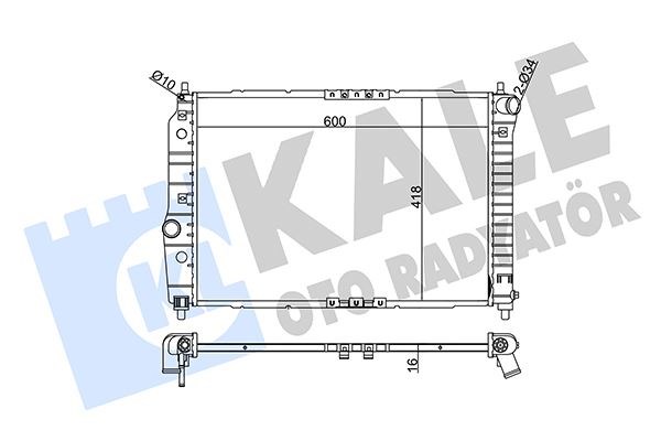 Chevrolet Aveo Radyatör KALE-RADYATOR