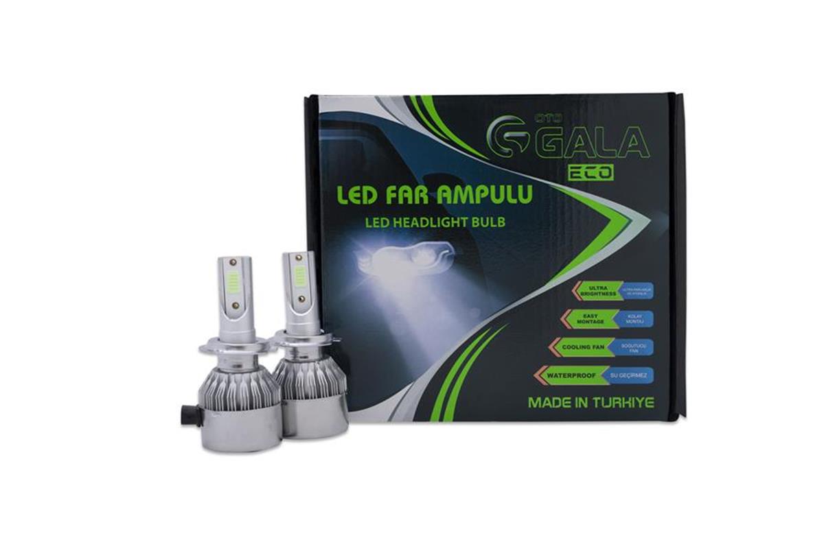 Gala Eco Blue Led Xenon 9006 12V 18W Ampul