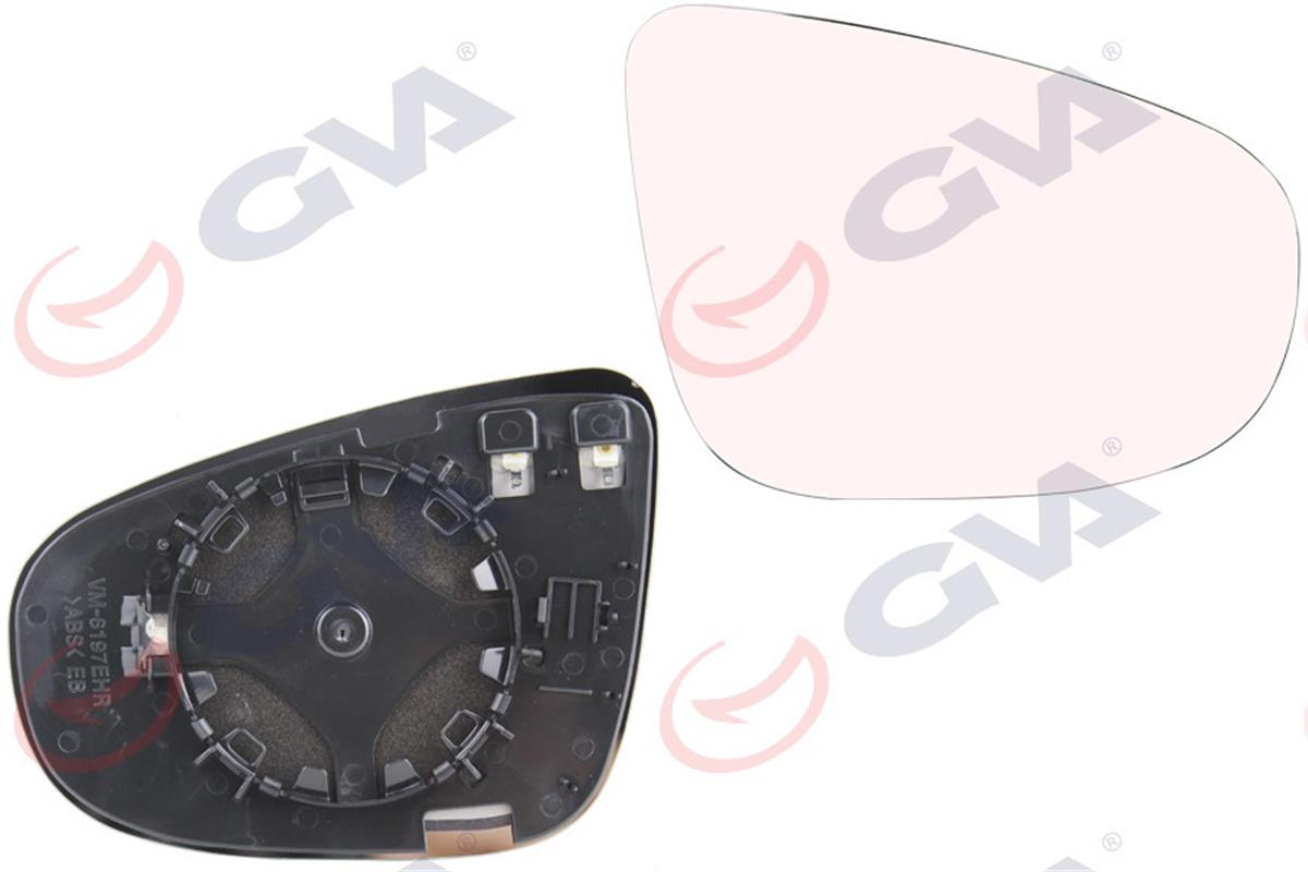 Ayna Camı Elektrikli Isıtmalı Sağ Golf 5I 08-12 Vm-6197Aghl