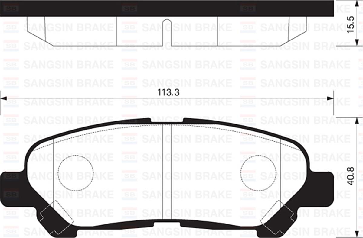 Balata Arka Disk Lexus Rx350-Rx450 10 Toyota Hıghlander 08