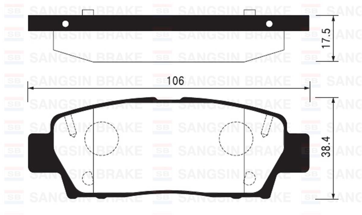 Balata Arka Disk Toyota Camry 2.2-3.0 91-96 Avalon 98-05 Gdb7055