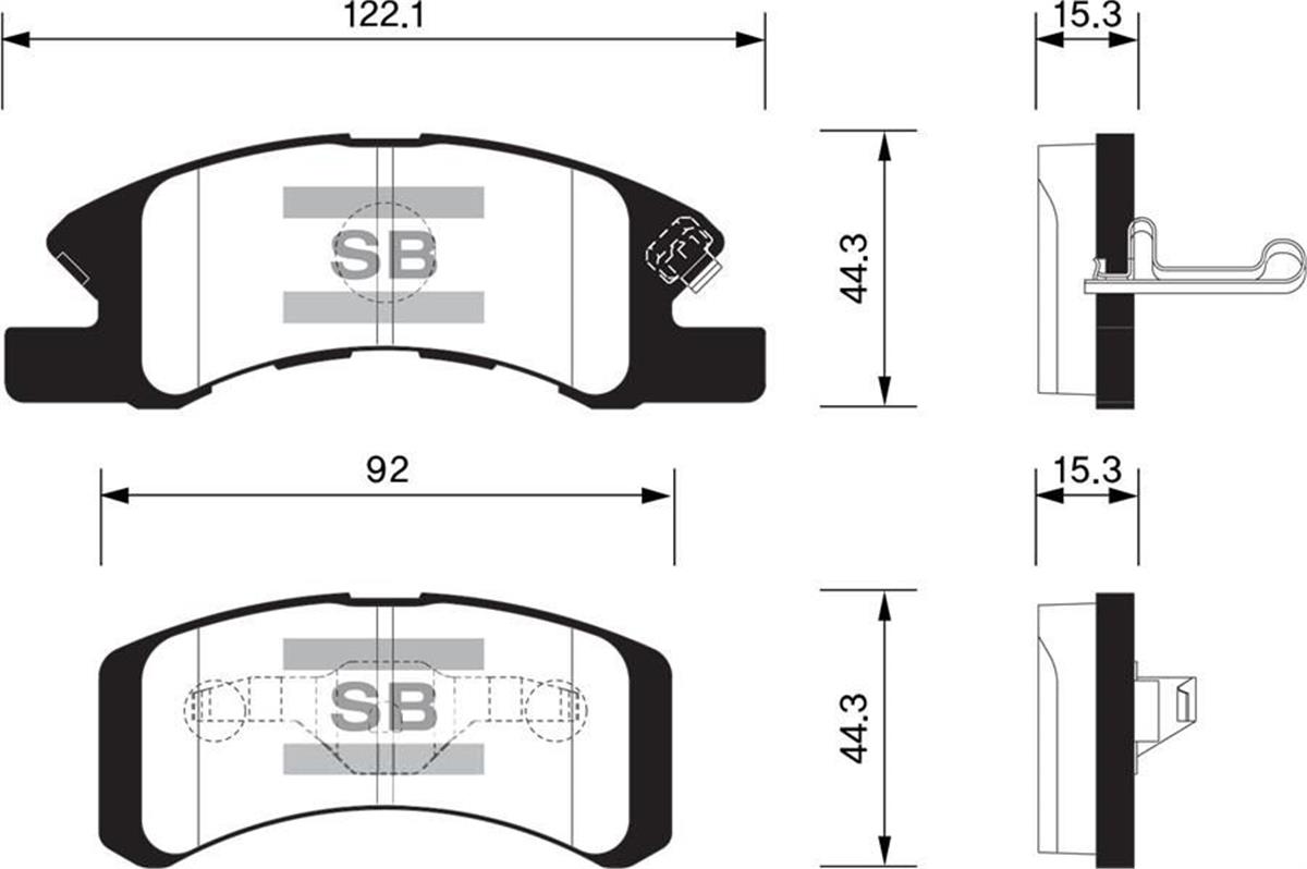 Balata Ön Disk Daıhatsu Coure 1.0 12V 03-07 Gdb3558