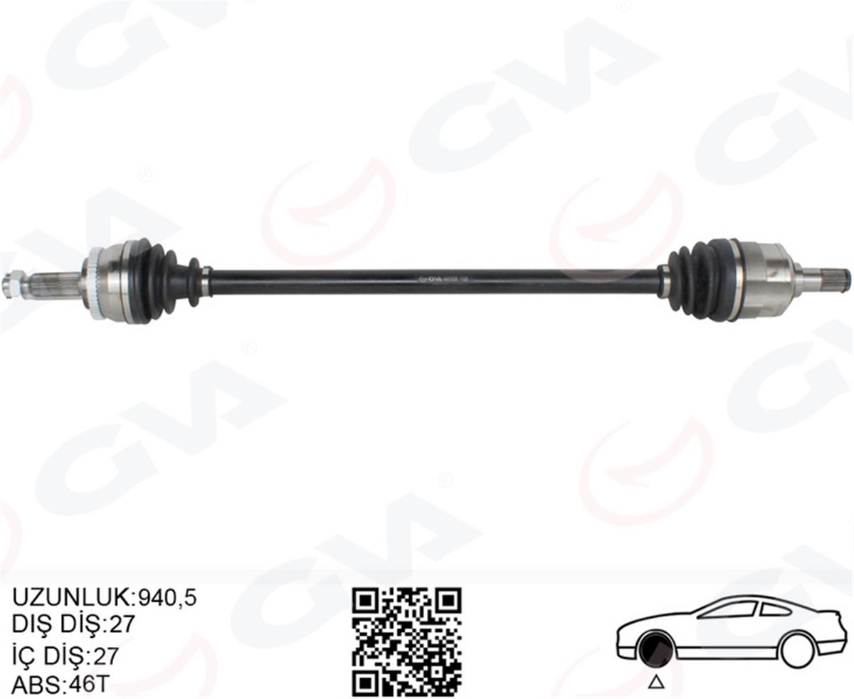 Hyundai İ30 (2007-2011) Komple Aks Sağ 1.6L 495002L210-495002L212