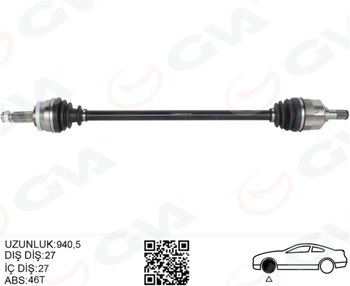 Hyundai İ30 (2007-2011) Komple Aks Sağ 1.6L 495002L210-495002L212