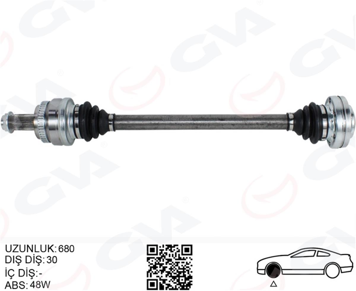Bmw X3 E83 (04>) Komple Aks Arka Sol 33217540116-33213428180