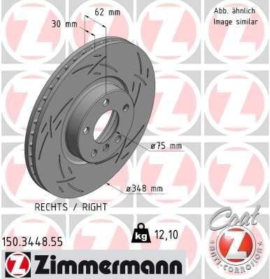 BMW X5 E70 X6 E71 E72 Ön Fren Aynası ZIMMERMANN