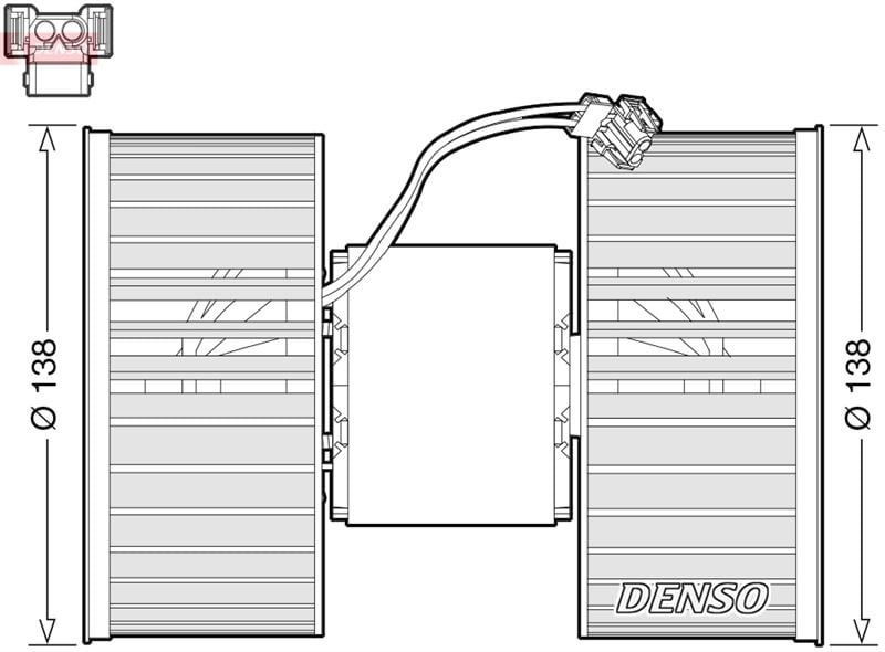 BMW X3 E83 Kalorifer Motoru DENSO