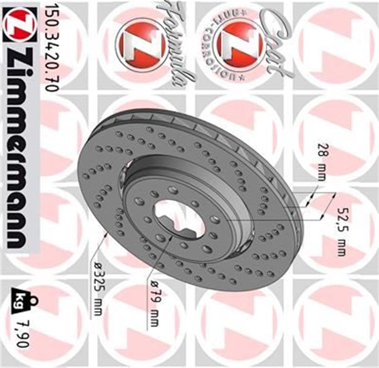 Bmw M3 E46 Fren Diski Ön 34112282802