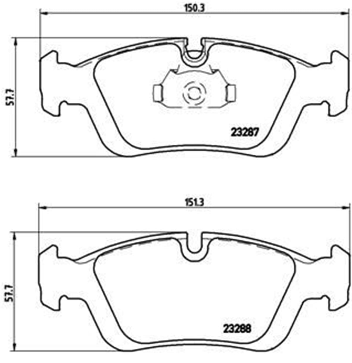 Bmw E46 E36 Fren Balatası Ön 34116761244