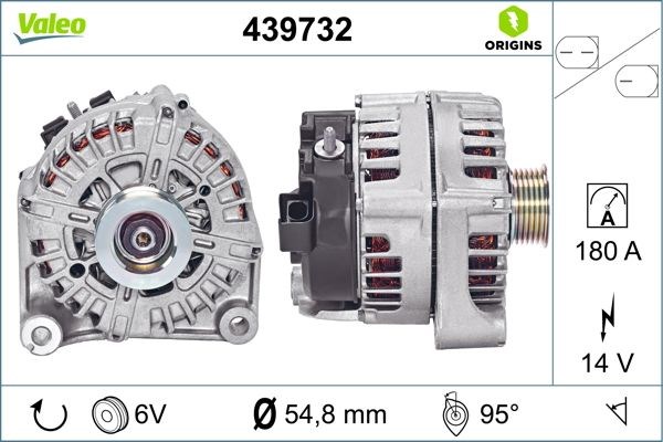 BMW N57TU E9X F25 F10 L7 Alternatör VALEO