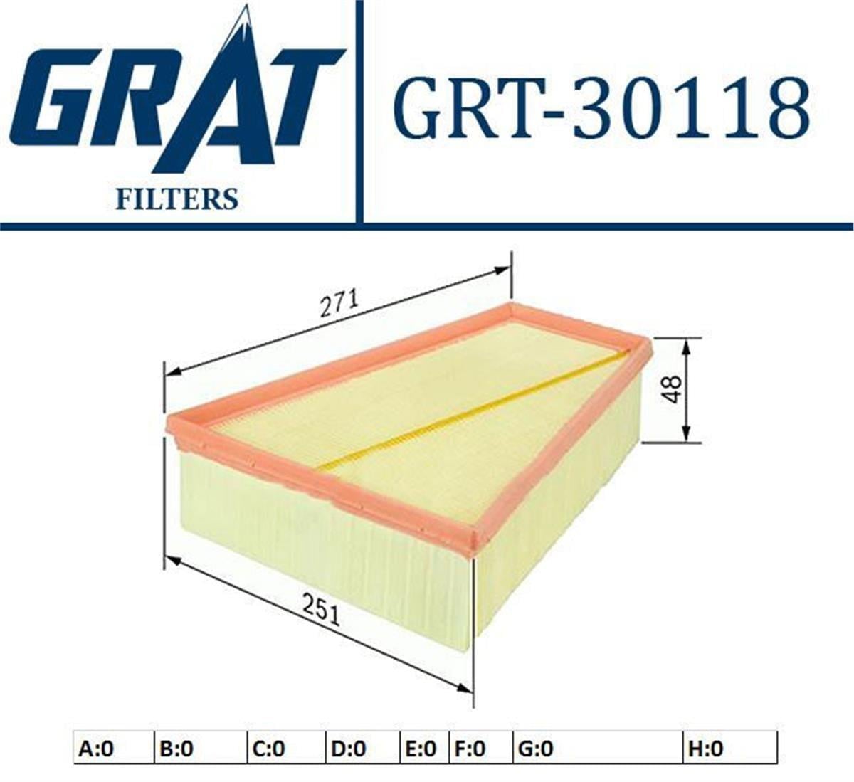Bmw 520İ X1 Z4 Hava Filtresi Grat