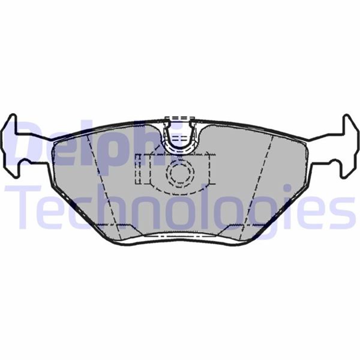 Bmw E39 Fren Balatası Arka 34216761281