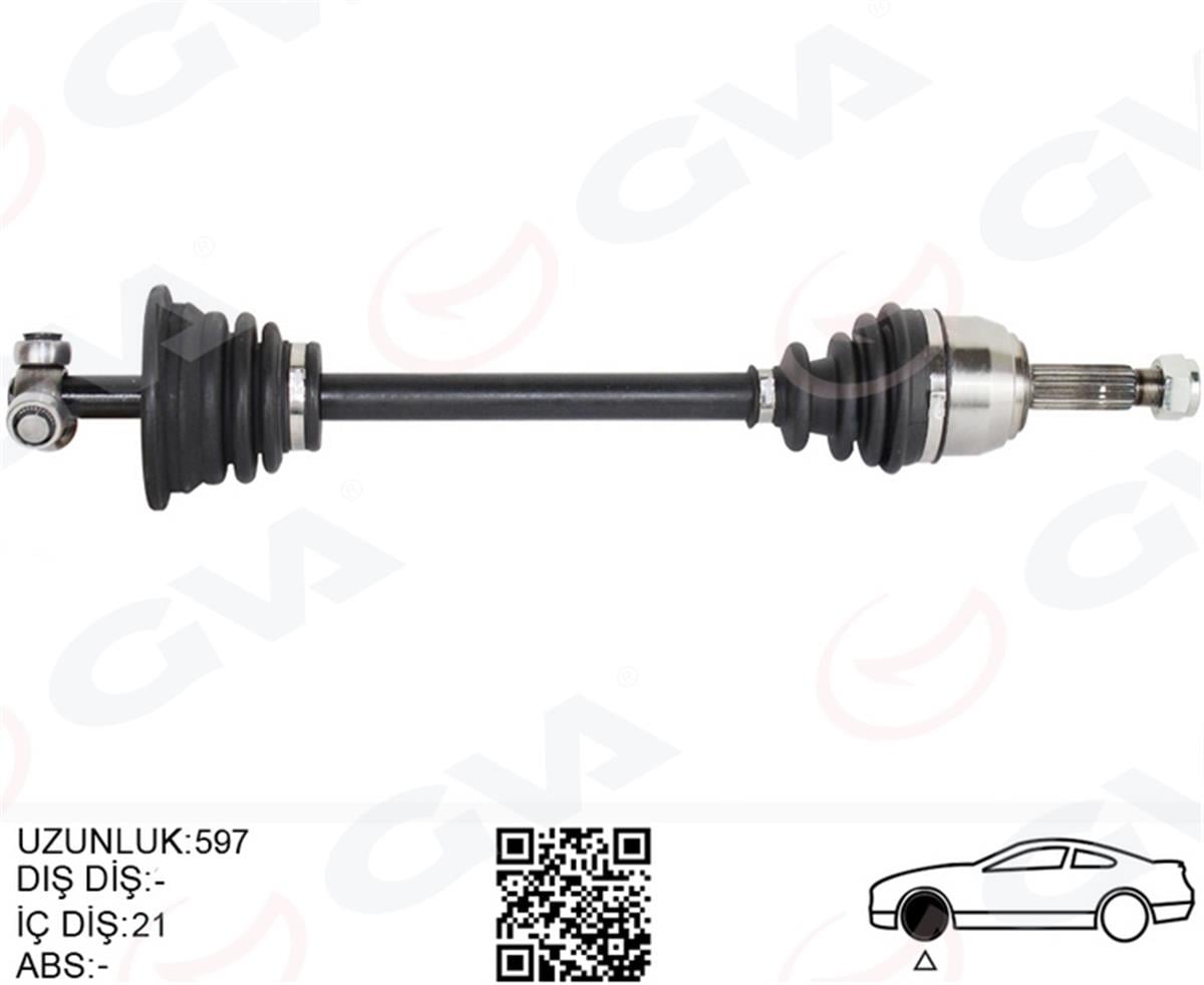 Renault Express F40.G40 Ön Aks Sol 1.9 D (85-98) 7701351937-8200323960-77013511