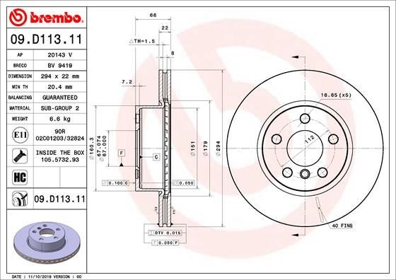 BMW 3 Serisi G20 Ön Fren Diski BREMBO