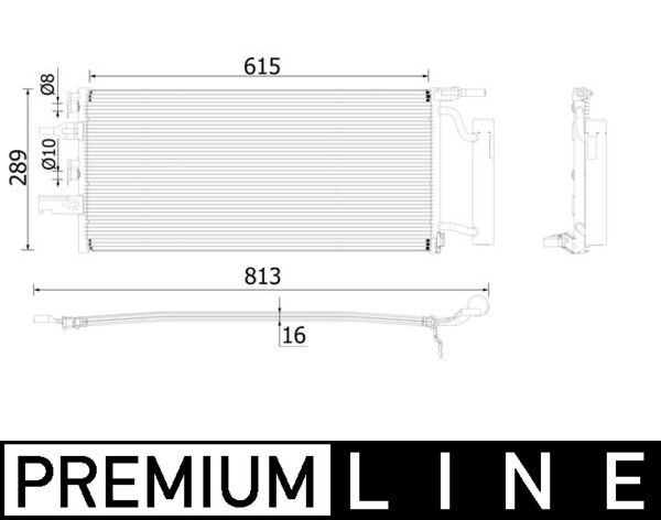 BMW 2 F45 X1 F48 Klima Radyatörü MAHLE