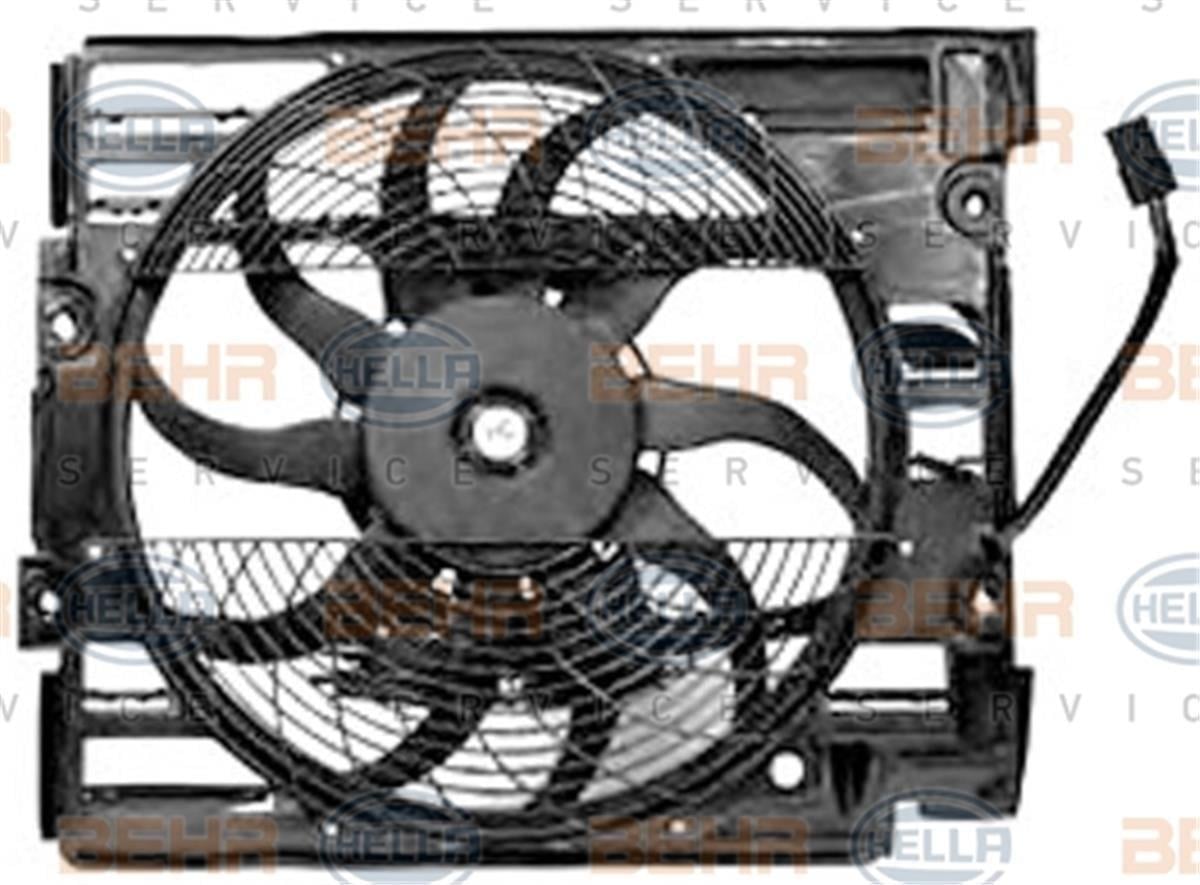 Bmw E39 M52 M54 Klima Fan Motoru Behr 99-03 64546921395