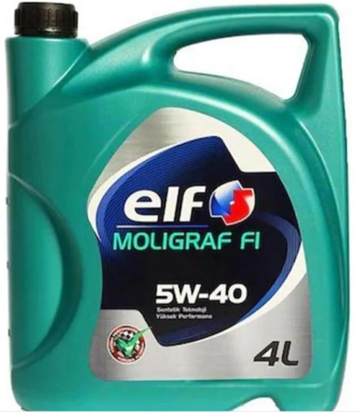 Elf Motor Yağı Moligraf F1 5W-40 4 Litre