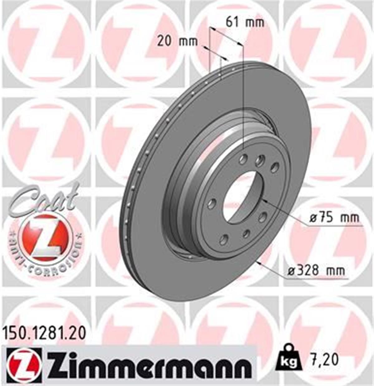 Bmw E38 (94-01) E31 (92-96) Fren Diski Arka 34216767062-34211160233