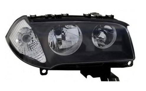BMW X3 E83 Ön Far Elektrik Motorlu Beyaz Sağ TYC