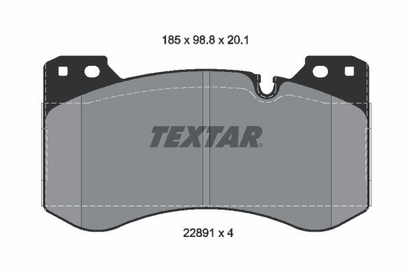 BMW G87 G80 G81 G82 G83 Ön Fren Balatası TEXTAR