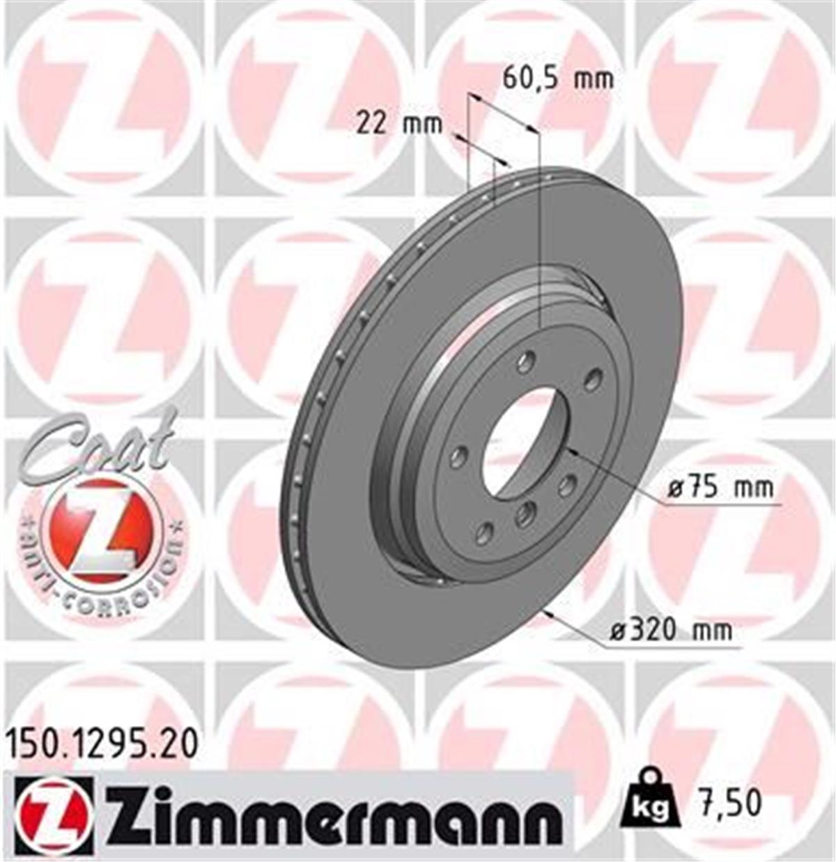 Bmw E46 Z4 E85 E86 Fren Diski Arka Havalı Kaplamalı 34216864052