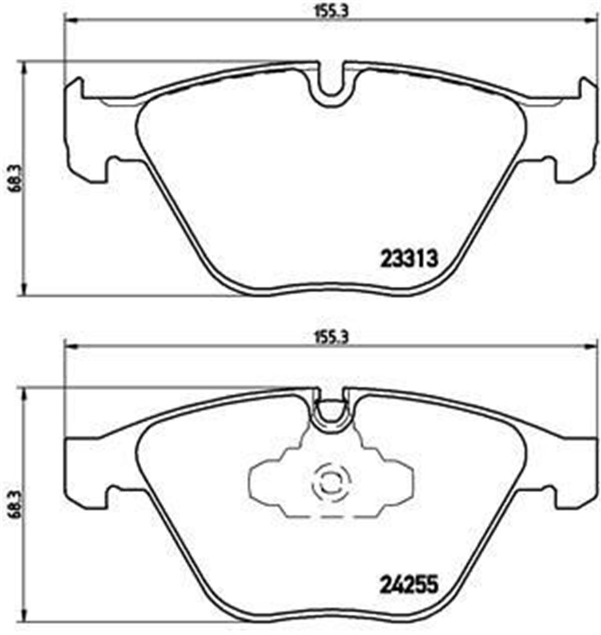 Bmw E90 E91 E92 E93 E84 Ön Fren Balatası 34116780711
