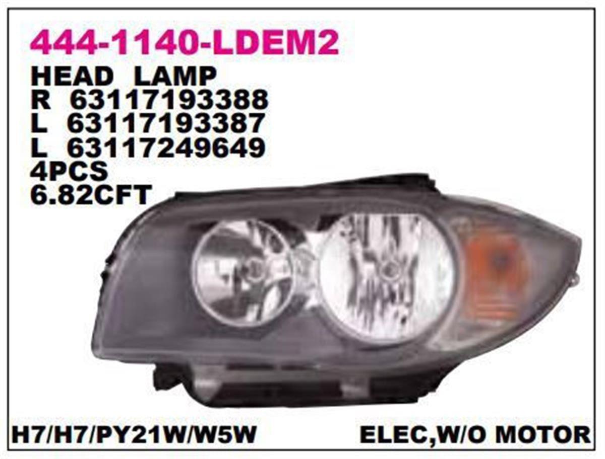 Bmw E87 Sol Far Depo (2005-2007) 63126924485