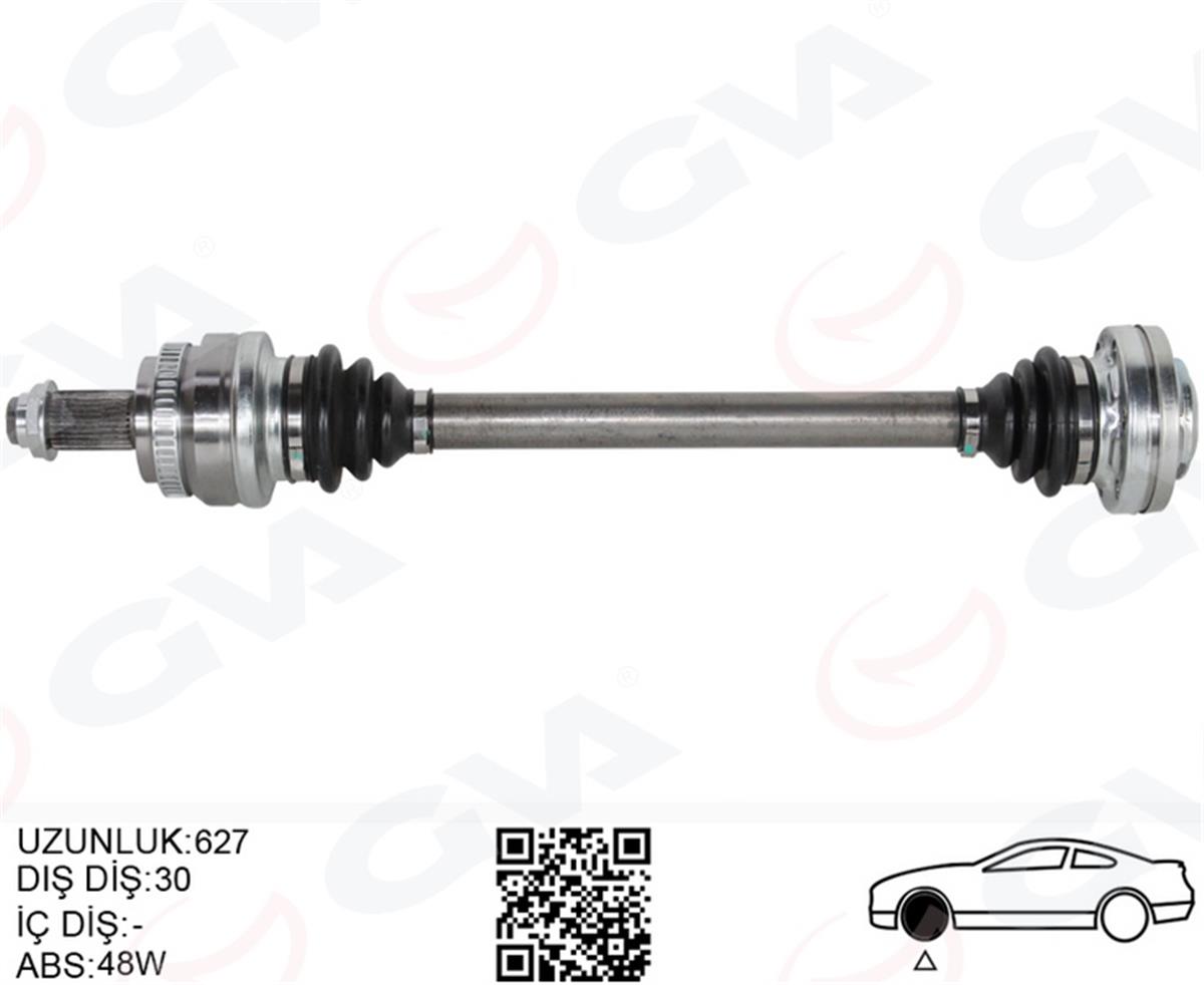 Bmw X3 E83 (04>) Komple Aks Arka Sol 627Mm 31217540115-33213428179