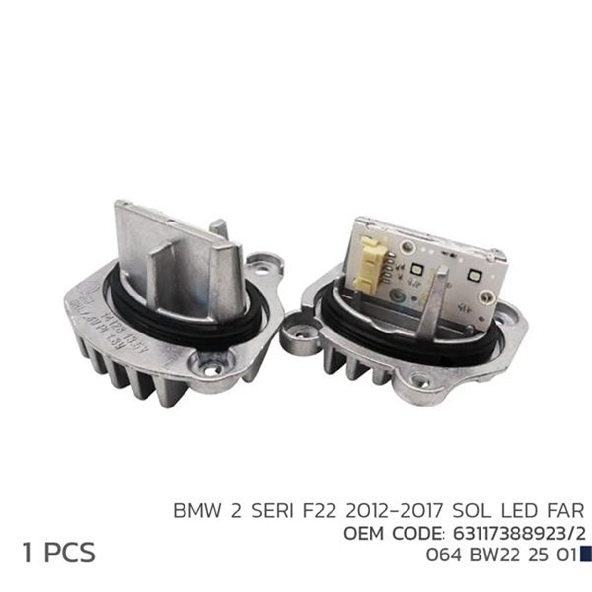 Bmw 2 F22 (2012-2017) Sol Led Far Modül 63117388923-2