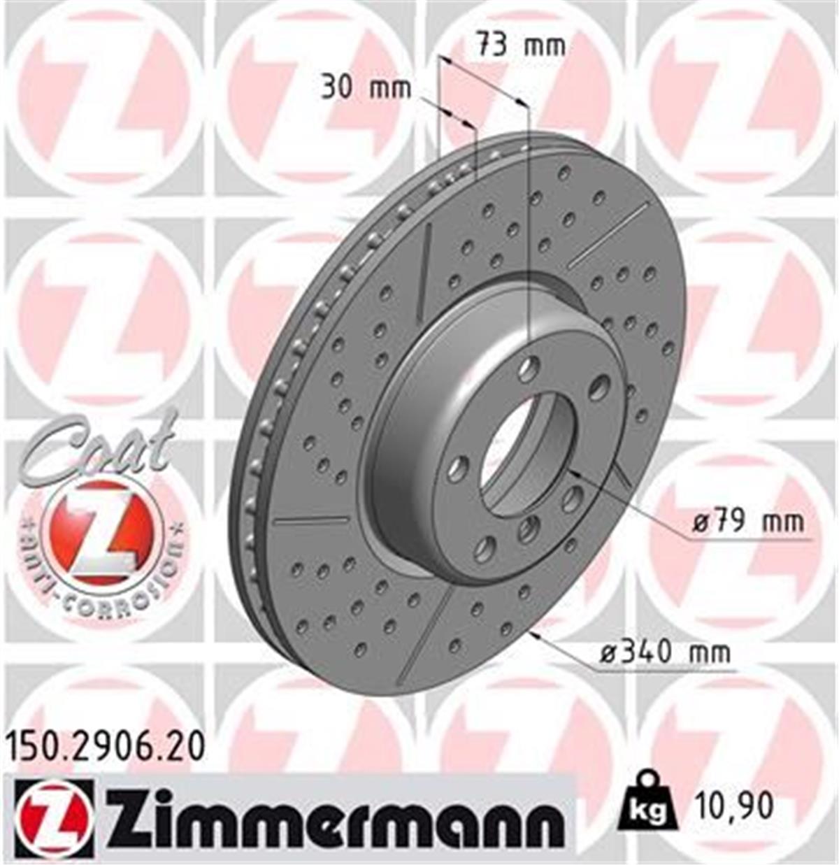 Bmw F20 F22 F23 F32 F34 F36 Ön Fren Diski M-Spor Paket Delikli 34106797602