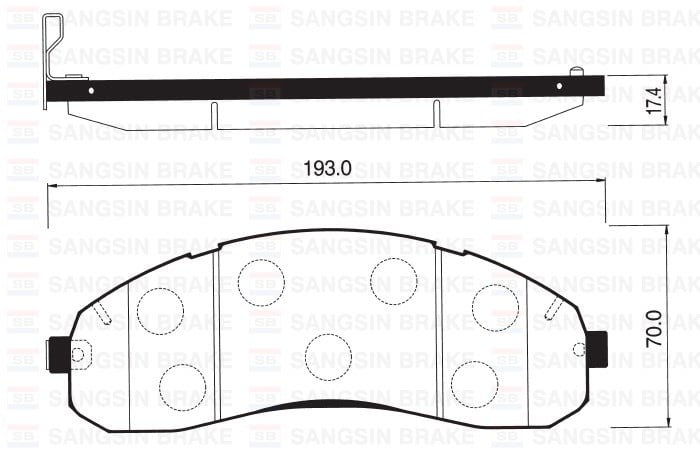 Kia Bongo Ön Fren Balatası Disk SANGSIN