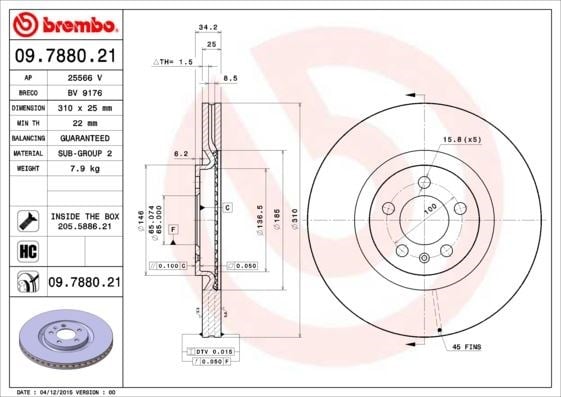 Volkswagen Bora Ön Disk BREMBO