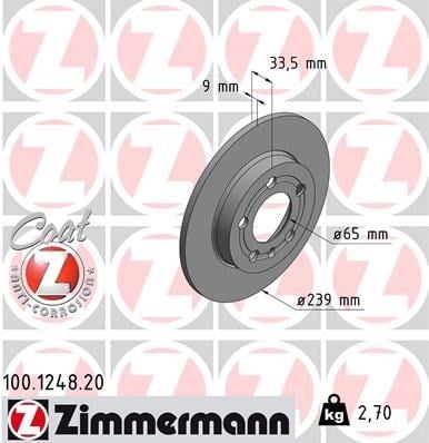 Volkswagen Bora Golf 4 Golf 5 Audi A3 TT Skoda Octavia Arka Fren Aynası ZIMMERMANN