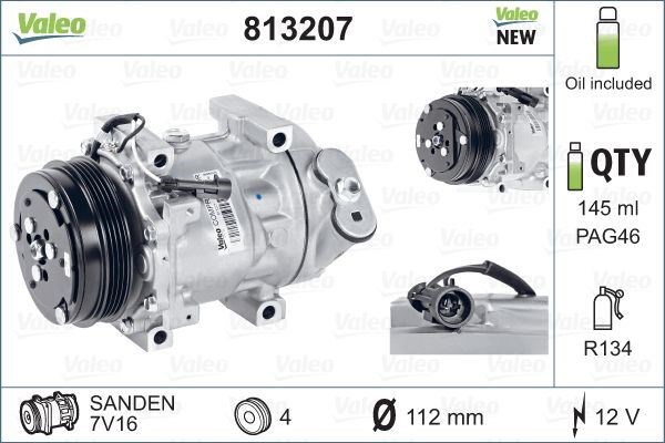 Peugeot Boxer Klima Kompresörü 2.3D MTJ 3.0D MTJ -HDI VALEO