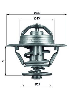 Boxer Jumper Movano Master Daily Termostat 83C MAHLE